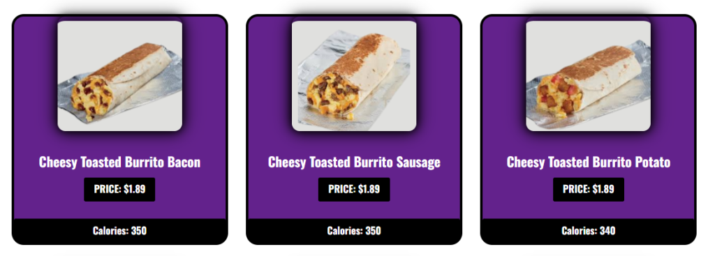 Breakfast Menu