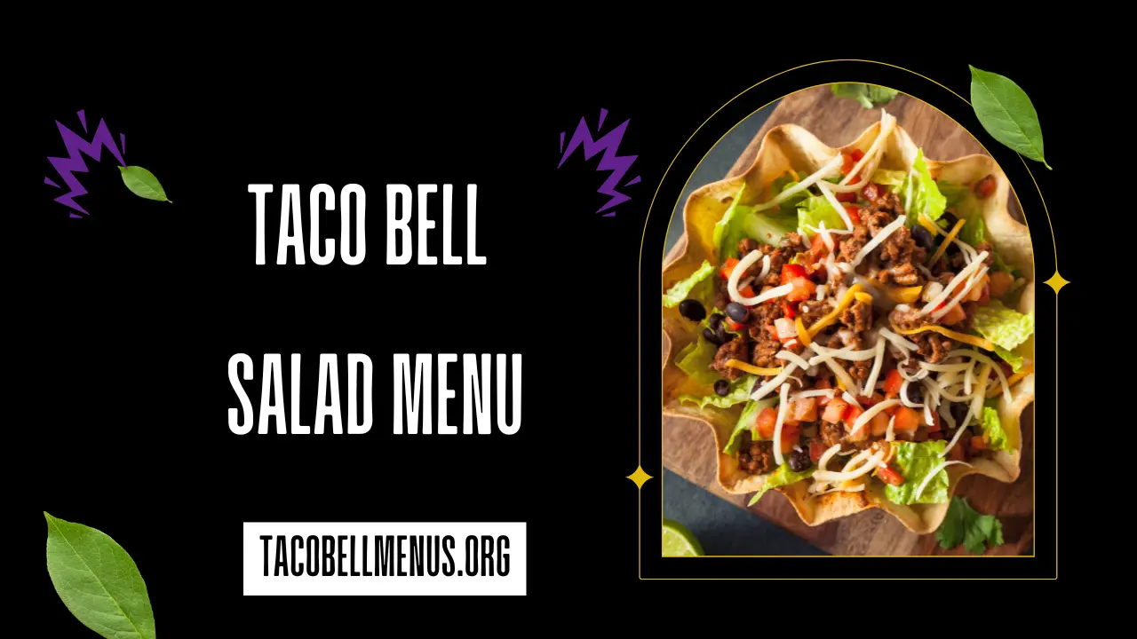 Taco Bell Salad Menu