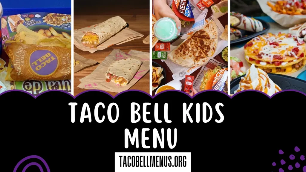 Taco Bell Kids Menu