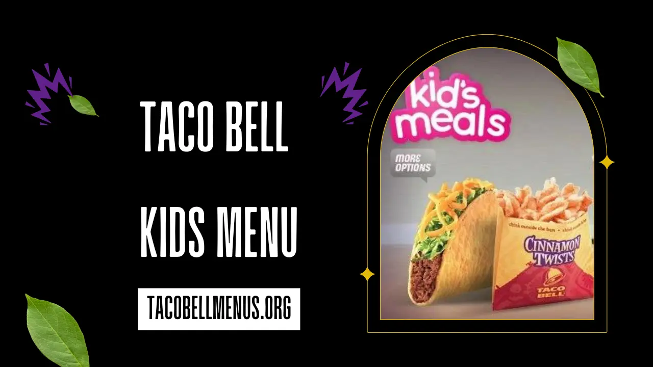 Taco Bell Kids Menu